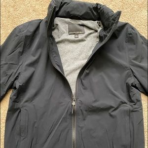 Banana Republic Mens Black Windbreaker Jacket XS